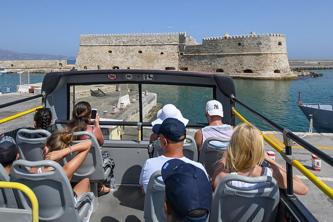 Heraklion Hop-On Hop-Off Bus Tour - Audio commentary, map, and the open upper deck