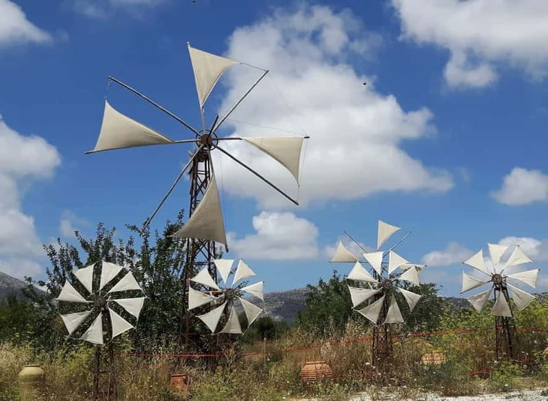Heraklion: Knossos, Zeus, Villages & Olive Oil Factory Tour - Lasithi Plateau at 900 meters