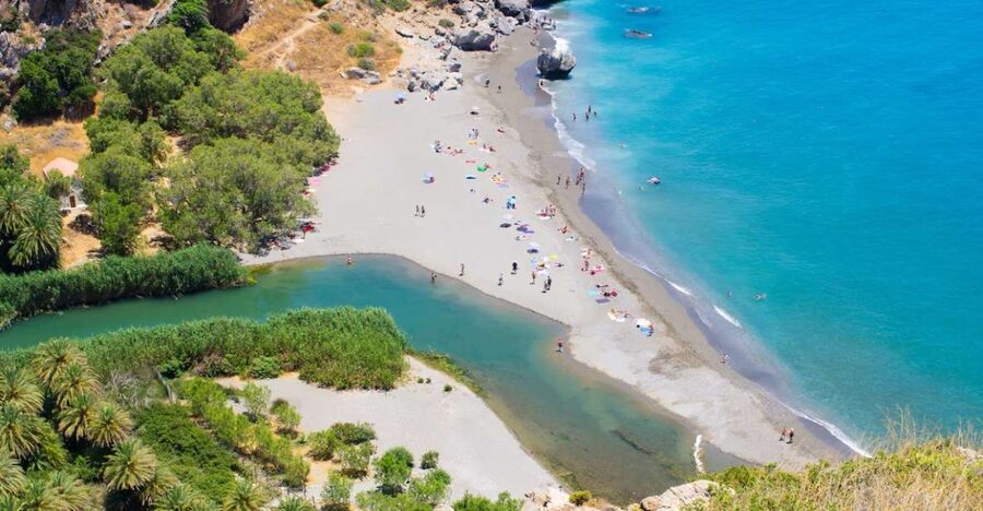 Heraklion: Preveli By Boat, Damnoni & Kourtaliotiko Springs - Damnoni Beach gives you room to choose