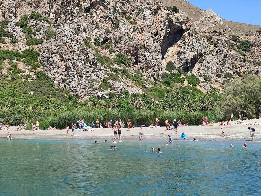 Heraklion: Preveli By Boat, Damnoni & Kourtaliotiko Springs - The 30-minute boat ride changes the pace