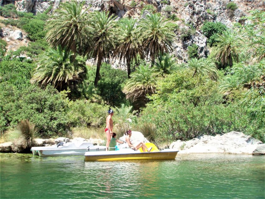 Heraklion: Preveli By Boat, Damnoni & Kourtaliotiko Springs - Preveli Palm Beach is the main event
