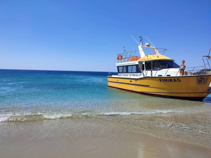 Heraklion: Preveli By Boat, Damnoni & Kourtaliotiko Springs - Transport, pickup, and the real time commitment