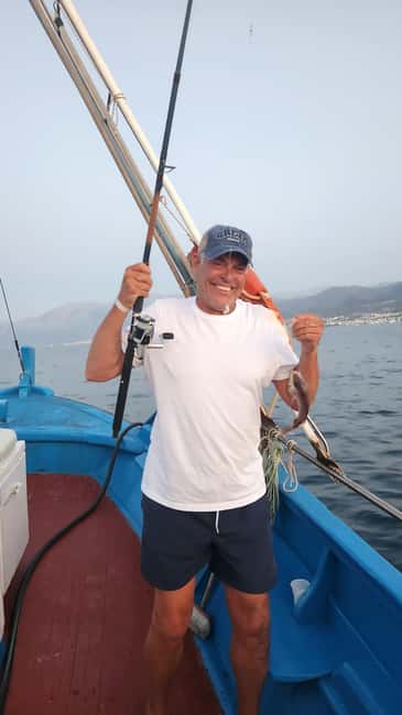 Hersonissos: Agapi Fishing Trips Sunset Cruise - Rod fishing, swimming, and snorkeling before sunset
