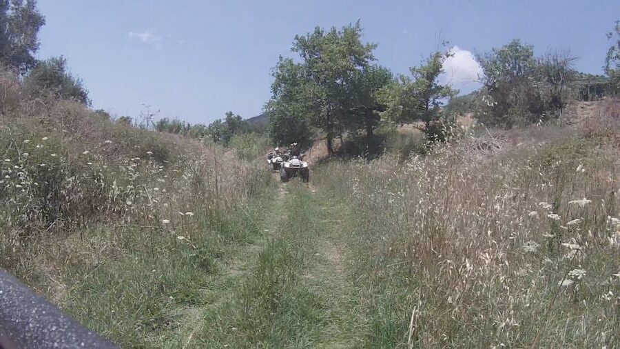Hersonissos: ATV Quad Bike Safari in the Mountains of Crete - Churches, sheep, and the village of Karouzanos