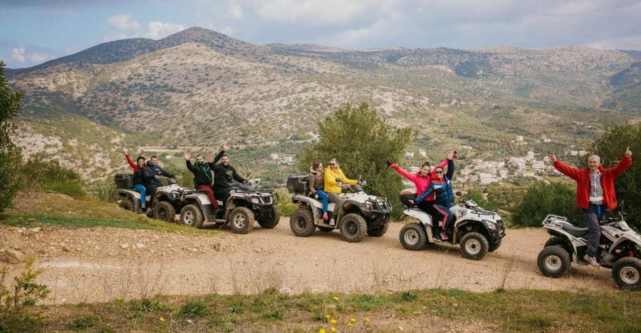 Hersonissos: ATV Quad Bike Safari in the Mountains of Crete - Askous views and a taste of raki