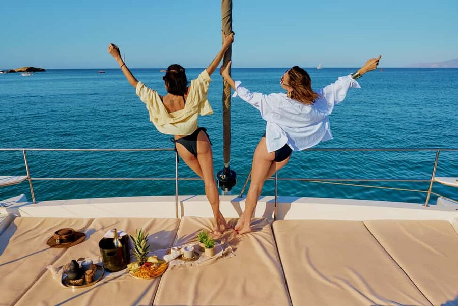 Hersonissos: Sunset Catamaran Cruise with Snacks and Drinks - Who will enjoy it most