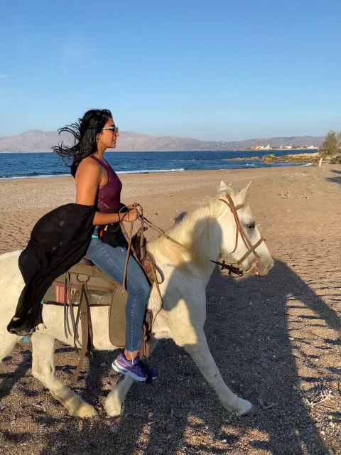 Horse riding,falasarna sunset,dinner in a tavern,drone video - Key points at a glance