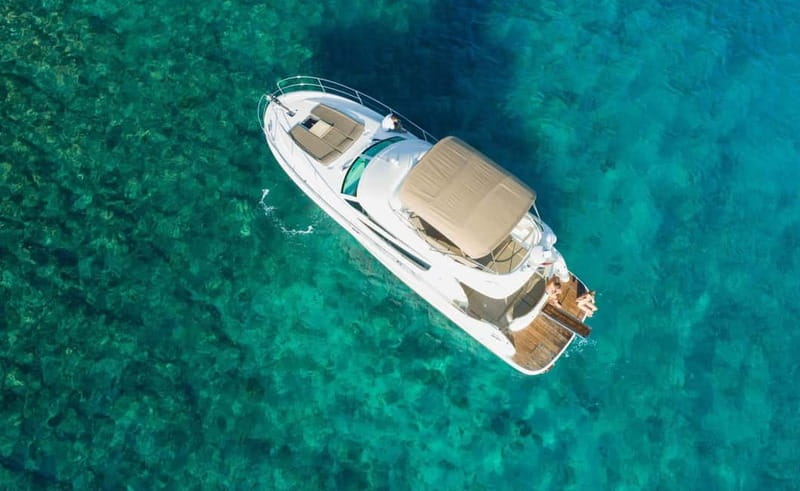 Ierapetra: Chrissi Island Luxury Yacht Cruise with Meal - Sailing south from Ierapetra into the Libyan Sea