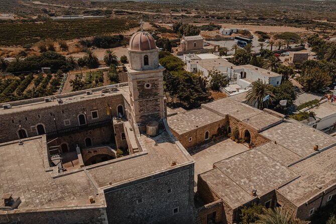 Ierapetra-Makrigialos: Vai Palm Beach, Moni Toplou & Sitia Tour - Toplou Monastery and the separate €5 entry