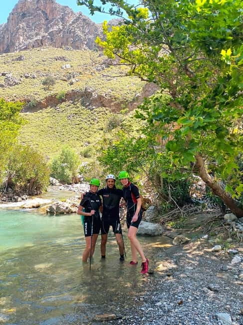 Kourtaliotiko Gorge: Guided River Adventure Trek with Lunch - The waterfall swim sets the tone