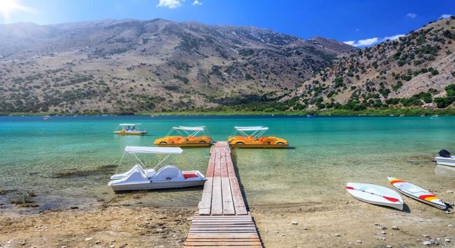 Lake Kournas: Pedal Boat Rental With Transfer - The Included Pedal Boat Ride