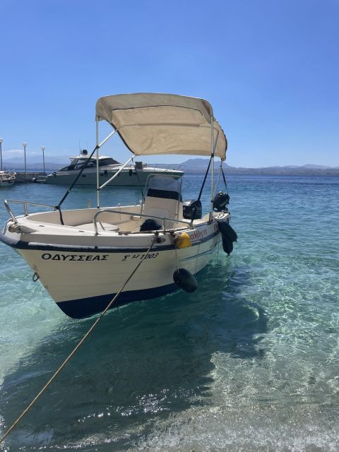 Lygaria: Private Motorboat Cruise with Snorkeling & Swimming - Swimming and snorkeling in the Agia Pelagia bays