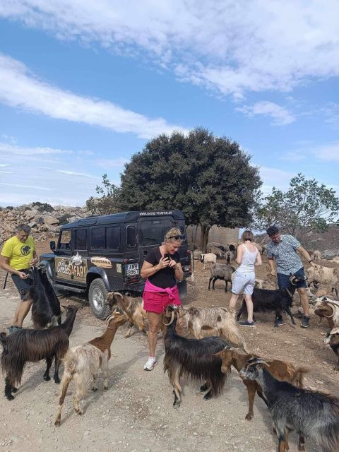 MALIA: Land rover Safari Lasithi Plateau and Zeus Cave - Aposelemi Dam and the sunken village of Sfentili
