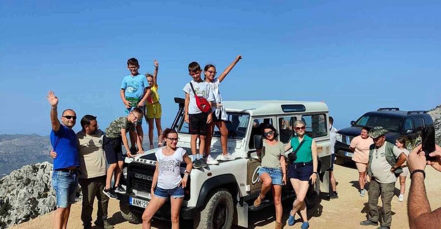 MALIA: Land rover Safari Lasithi Plateau and Zeus Cave - Olive oil from grove to mill
