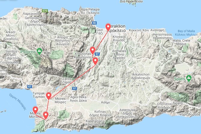 Orthodox Crete: In the Footsteps of the Apostle Paul from 55 AD - Matala Beach gives you two hours to slow down