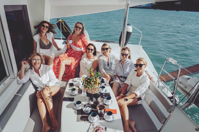 Panormo: Luxury Sunset Catamaran Cruise Sushi & Open Bar - Sushi, fruit, and the open bar