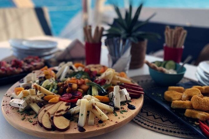 Panormo: Luxury Sunset Catamaran Cruise Sushi & Open Bar - Starting at Panormo Port with Prosecco