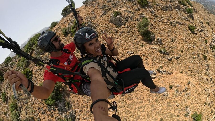 Paragliding in Chania - What the $165 price includes