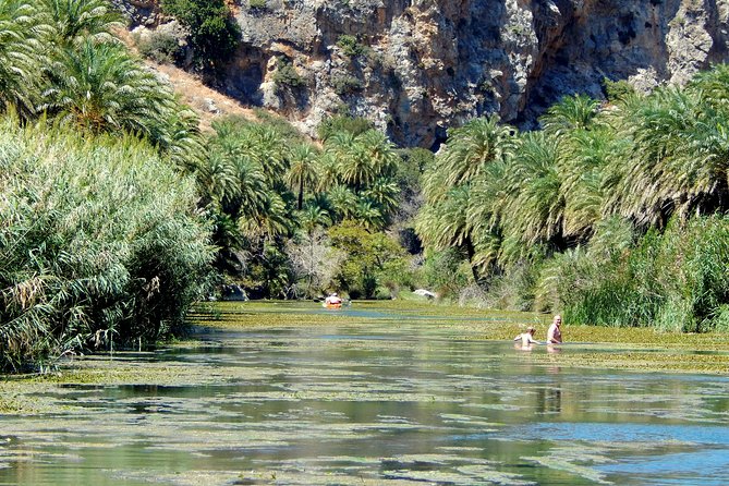 Preveli Beach and Damnoni Kourtaliotikowaterfalls from Rethymno - Kourtaliotiko Gorge changes the mood