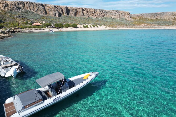 Private Boat Cruise Balos Lagoon & Gramvousa Island from Kissamos - Reaching Balos Lagoon from Kissamos