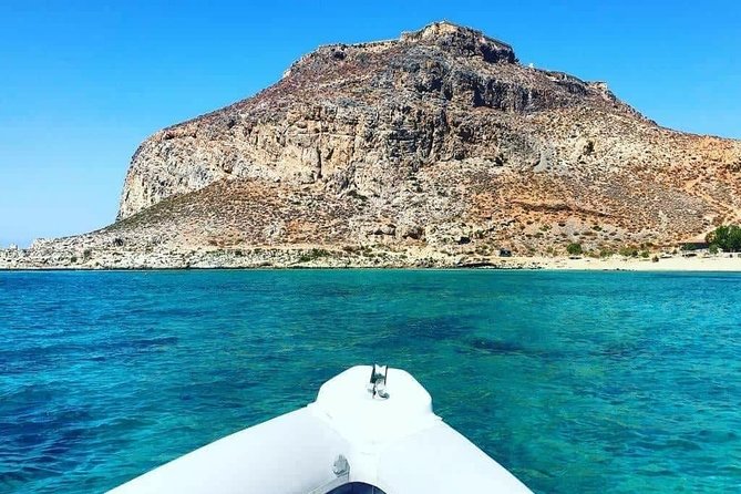 Private Boat Trip Kissamos Balos (price per group - up to 10 people) - Leaving Kissamos for the open sea