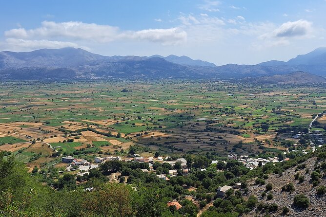 Private Guided Tour to Lasithi Plateau Villages & Olive Oil Mill - Old windmills and wide views across the plateau
