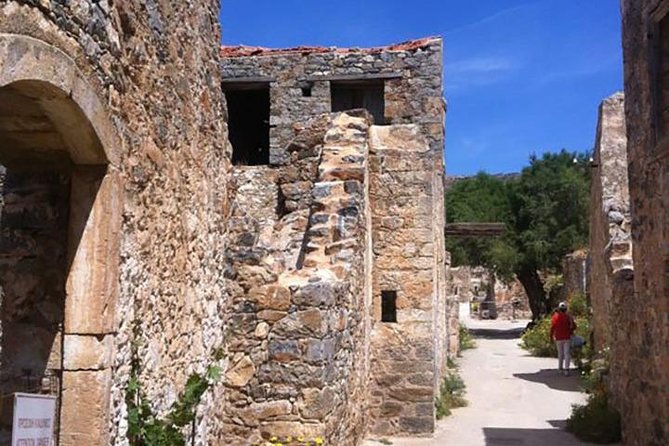 PRIVATE Spinalonga & Agios Nikolaos & Olive Oil Factory CRETE - Plaka and the short boat ride to Spinalonga