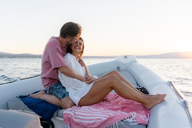 Private Sunset boat trip in Chania, Crete (price is per group) - Passing the Lighthouse of Chania
