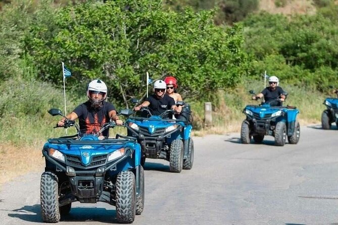 Quad ATV Safari from Georgioupolis Area - The first stop: instructions and a license check