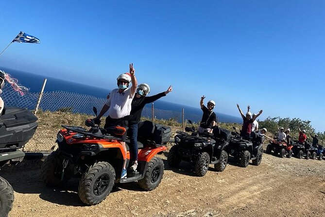 Quad Safari Agia Pelagia - Passing the Byzantine church linked with El Greco