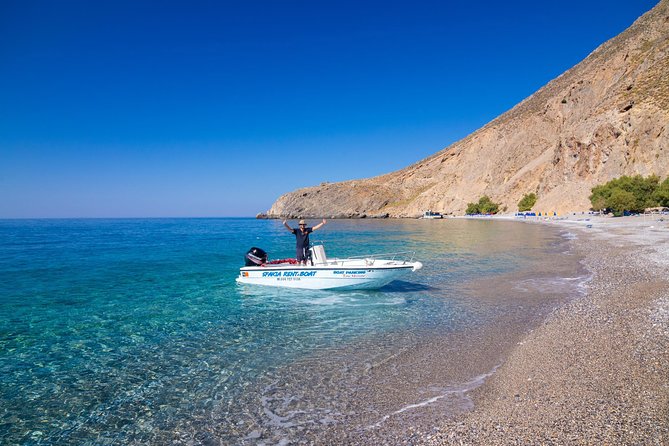 RENT A BOAT 5,5m - 30hp LICENSE FREE Chora Sfakion, Sfakia - Practical details before you book