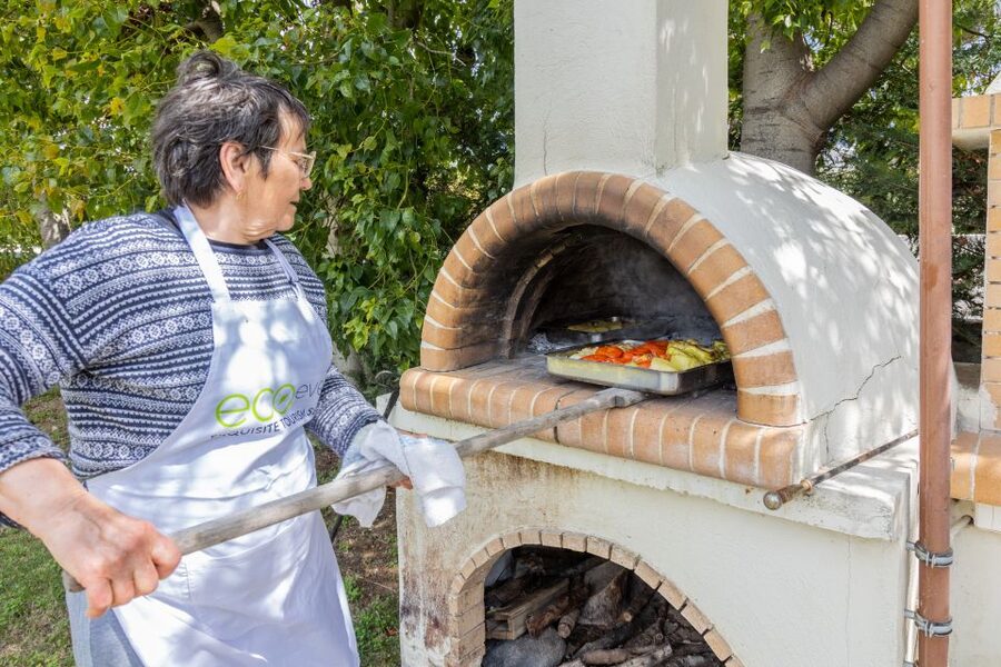 Rethymno: Authentic Cooking Class with a Local - The wood-fired oven and the meal that follows