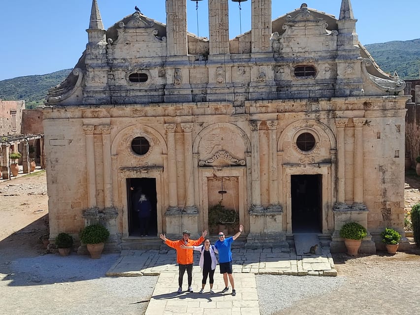 Rethymno: e-Bike tour to Arkadi monastery - Reaching Arkadi Monastery