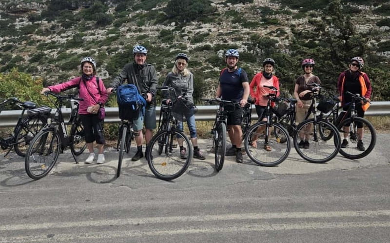 Rethymno: Guided e-Bike Tour on Mili Gorge and soft drinks - Halevi Monastery and the first change of scenery