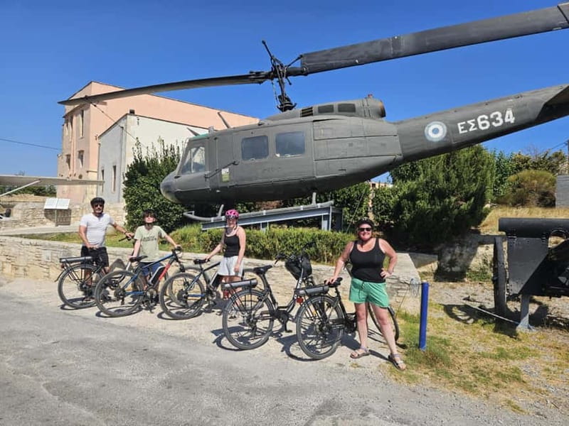 Rethymno: Guided e-Bike Tour on Mili Gorge and soft drinks - Chromonastiri brings the village pause