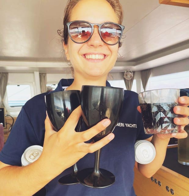 Rethymno: Sunset Catamaran Cruise - Sushi & Open Bar - Sunset Near Geropotamos
