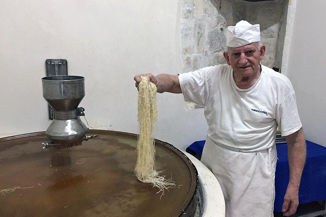 Rethymno Walking & Gastronomy Tour - The old filo workshop and the making of kadaifi