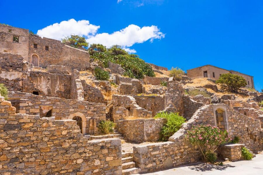 Rethymnon:Day Trip to Spinalonga, Agios Nikolaos and Elounda - Walking through Spinalonga