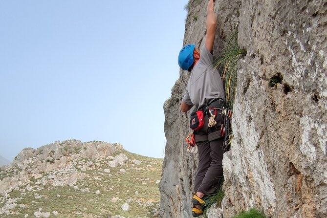 Rock Climbing on Crete with a Guide at Rethymnon, Plakias beach - What the $142.16 price covers