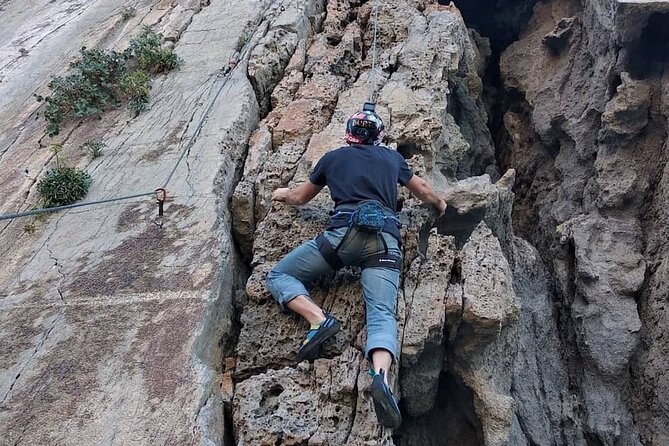 Rock Climbing on Crete with a Guide at Rethymnon, Plakias beach - Who will enjoy this Crete climbing day