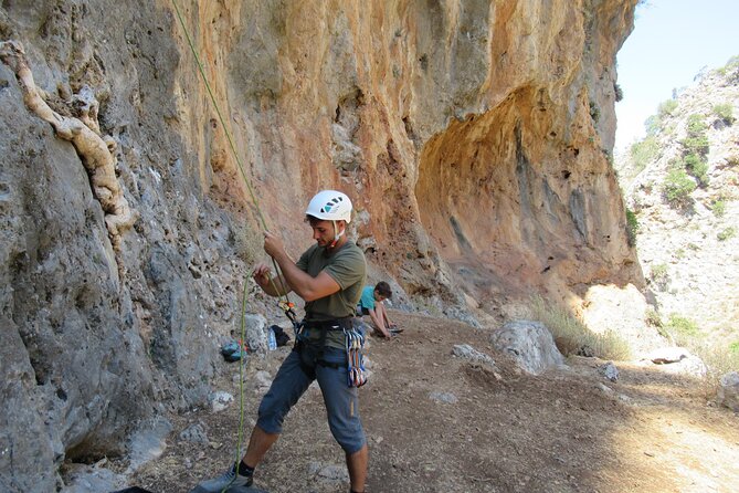 Rock Climbing with a Guide in Chania Therisos Gorge - Breaks, snacks, and the gorge views