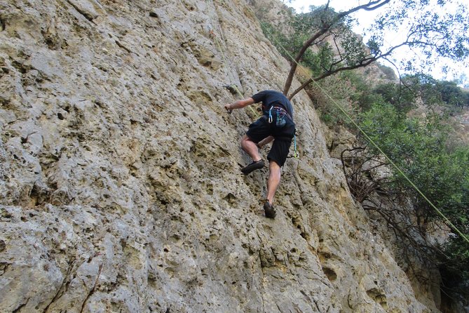 Rock Climbing with a Guide in Chania Therisos Gorge - What the $144.18 price really covers