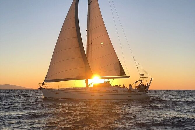 Romantic Luxury Sunset sailing - A sheltered bay and dinner on the yacht