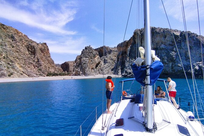 Sailing in South Crete with transfer from Matala & Ag. Galini - The possible trip to Paximadia islets