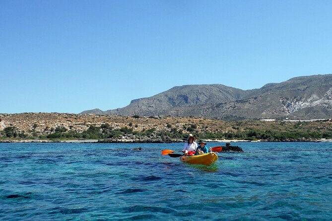 Sea Kayak & Snorkel tours in West Crete - Paddling Along Falassarna Beach