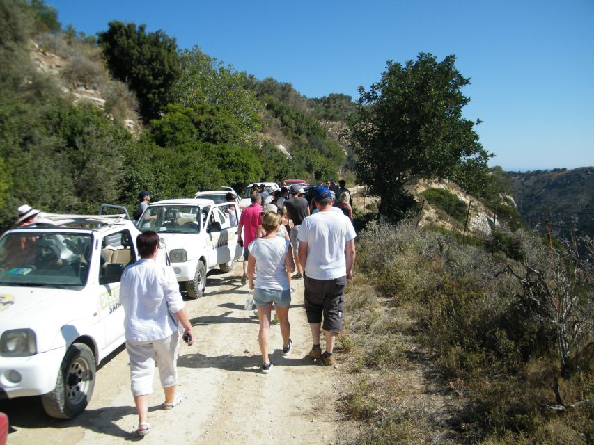 Self-Drive Jeep Safari to South Coast, Palm Beach & Canyons - Potamon Dam adds a useful coffee break