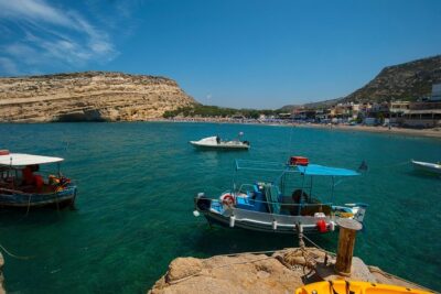South Crete – Matala, Red Beach and caves