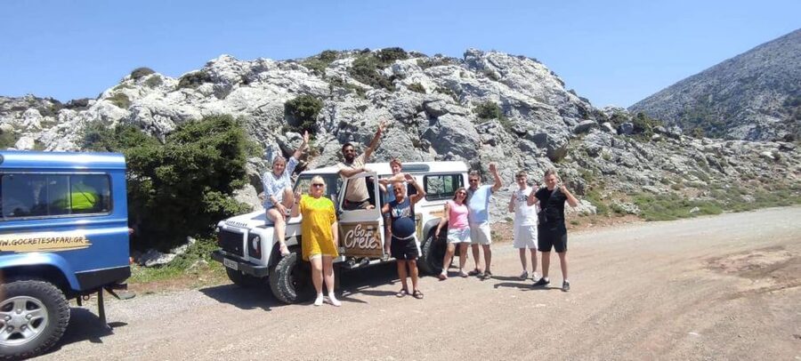 South Crete: Sarakinas Gorge Hike, Swim & Jeep Safari - Kritsa gives you a quick look at village Crete