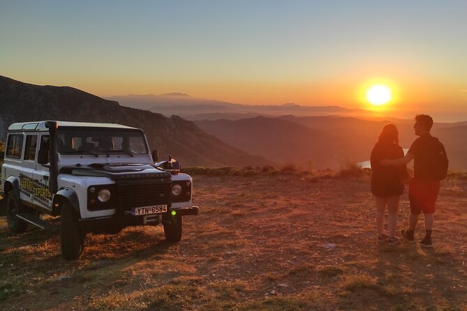 Sunset Jeep Tour in Crete - From coastal hotels to Potamies village
