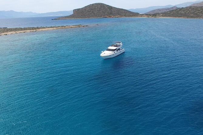 Vip Motor Yacht Charter-17 meter-10 Guest-Half day or Sunset trip - Cruising the coves around Elounda and Agios Nikolaos